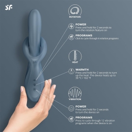 Вибратор-ротатор Satisfyer Heat Flex 4