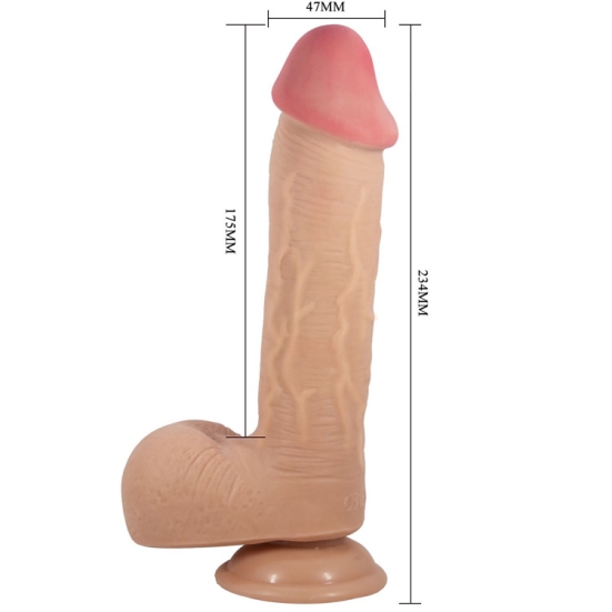 Фаллос 9,2" Sliding Skin