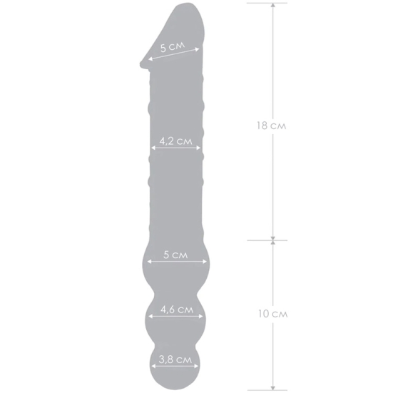 Фаллос из стекла Glas 12" Double Ended Dildo